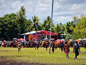 Kemeriahan pameran Ruma Papua program anniversary Papua Nugini