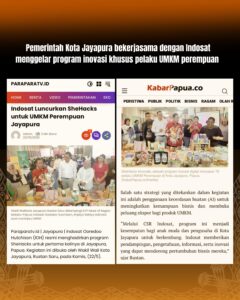 UMKM Perempuan Papua berdaya dalam program pemberdayaan Ruma Papua.