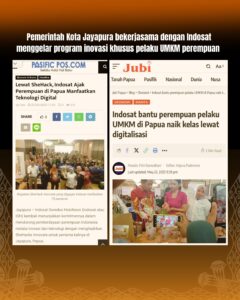 UMKM Perempuan Papua berdaya dalam program pemberdayaan Ruma Papua.