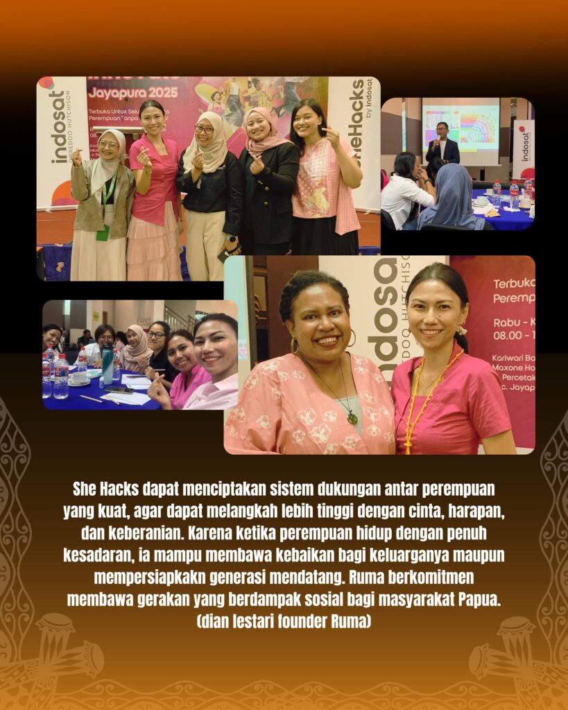 Perempuan Papua berdaya bersama UMKM lokal dalam program pemberdayaan Ruma Papua.