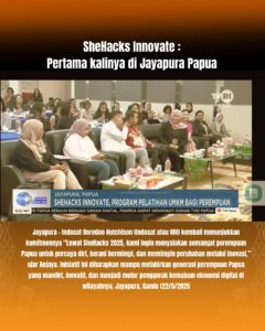 UMKM Perempuan Papua berdaya dalam program pemberdayaan Ruma Papua.
